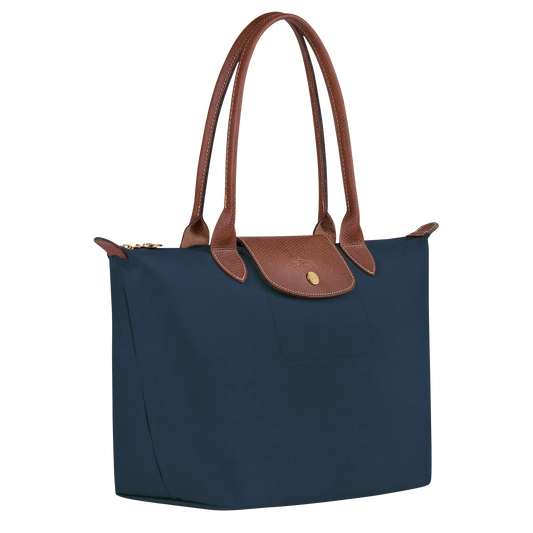 Bolso Tote Mediano Le Pliage, Azul Marino