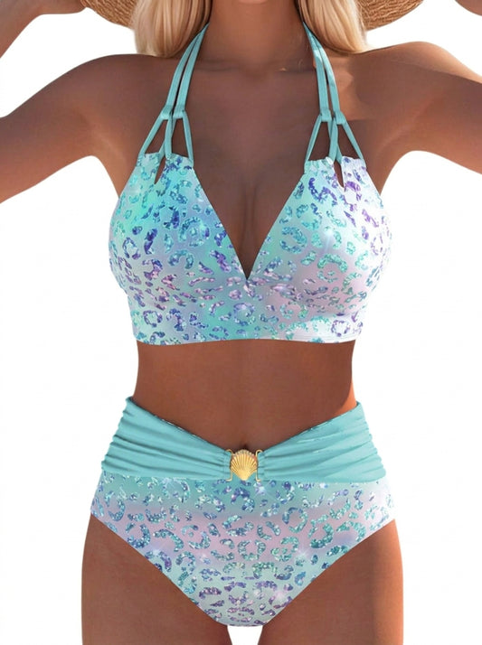 Gemma - Bikini con Estampado Leopardo