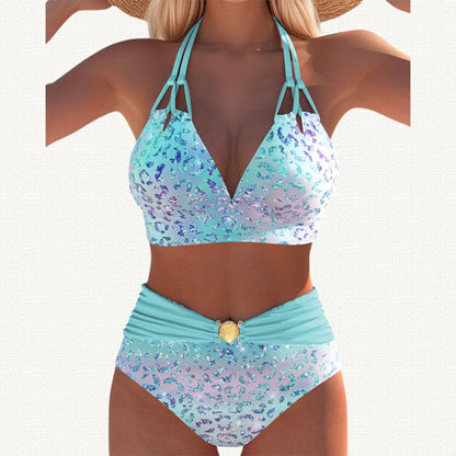 Gemma - Bikini con Estampado Leopardo