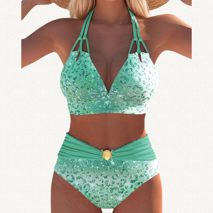 Gemma - Bikini con Estampado Leopardo