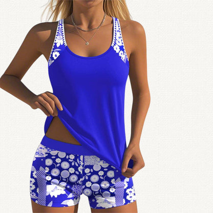 Sara - Bañador con Short Floral
