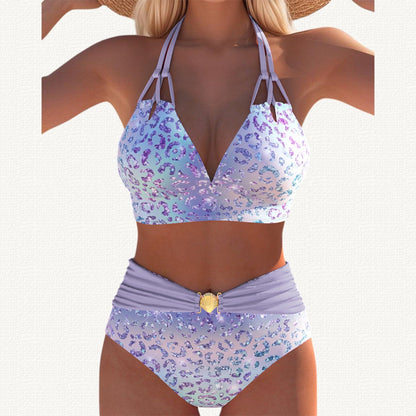 Gemma - Bikini con Estampado Leopardo