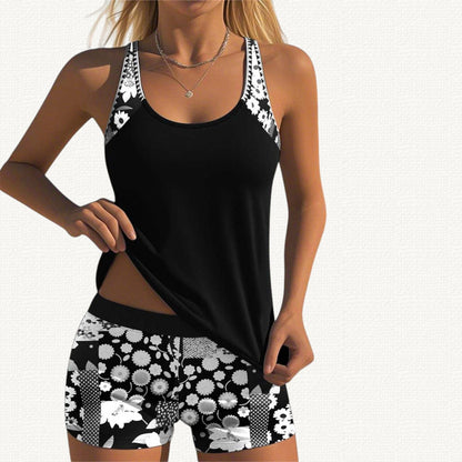 Sara - Bañador con Short Floral