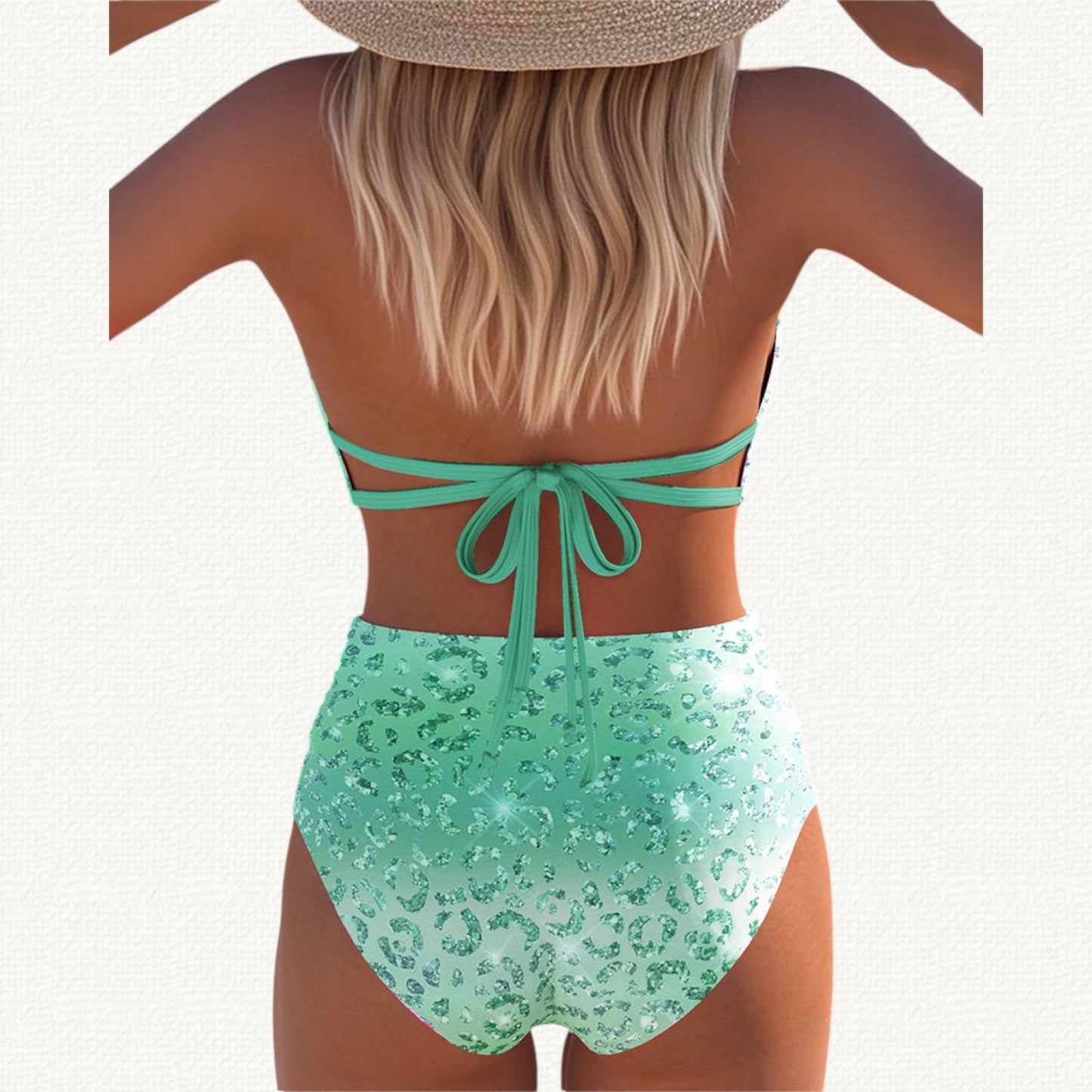 Gemma - Bikini con Estampado Leopardo