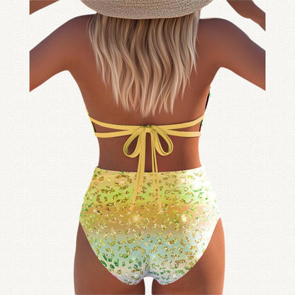 Gemma - Bikini con Estampado Leopardo