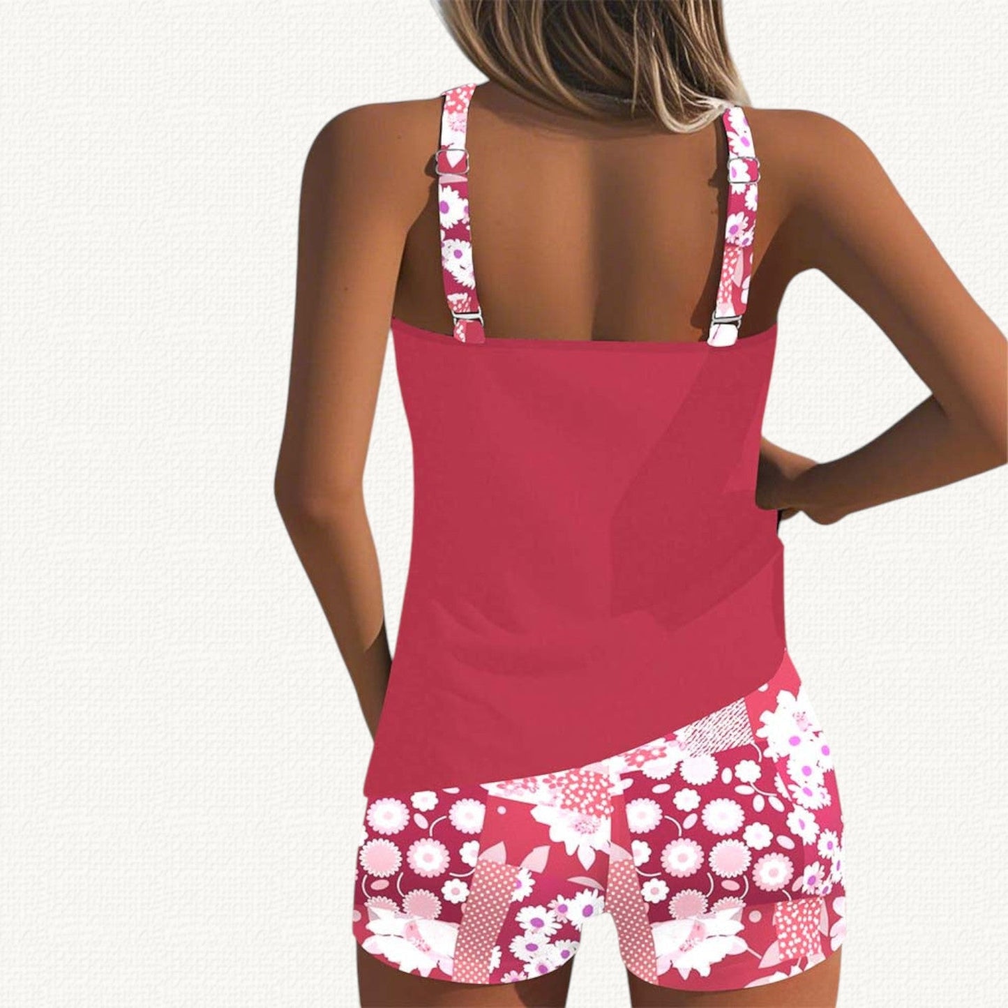 Sara - Bañador con Short Floral