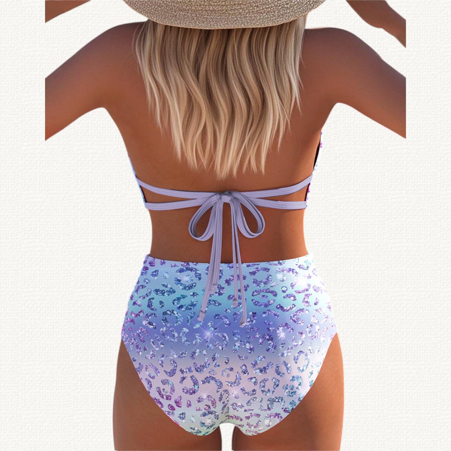 Gemma - Bikini con Estampado Leopardo