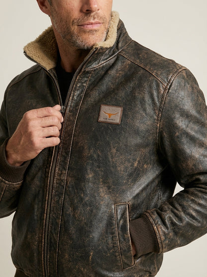 Riccardo - Chaqueta de Invierno Efecto Cuero