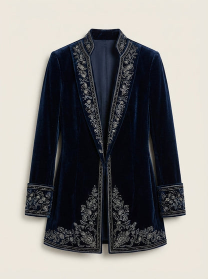 Nuria - Chaqueta Elegante de Terciopelo