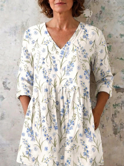 Marta - Blusa Larga con Estampado Llamativo