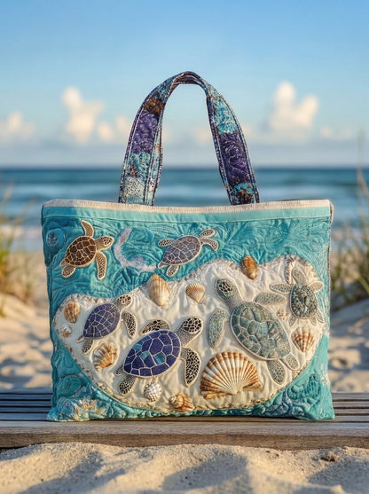 Bolso Artesanal Acolchado "Abrazo de Tortuga"