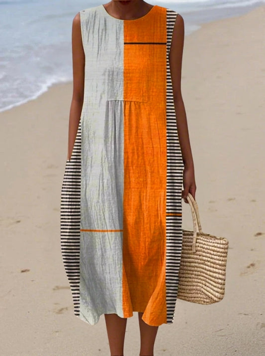 Moni - Vestido Midi Estampado