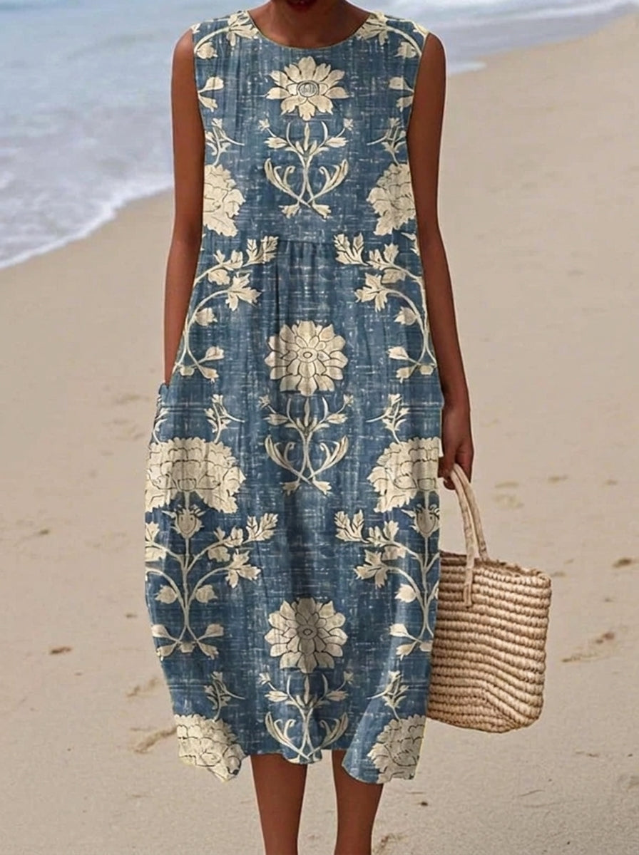 Bella - Vestido Midi Estilo Boho
