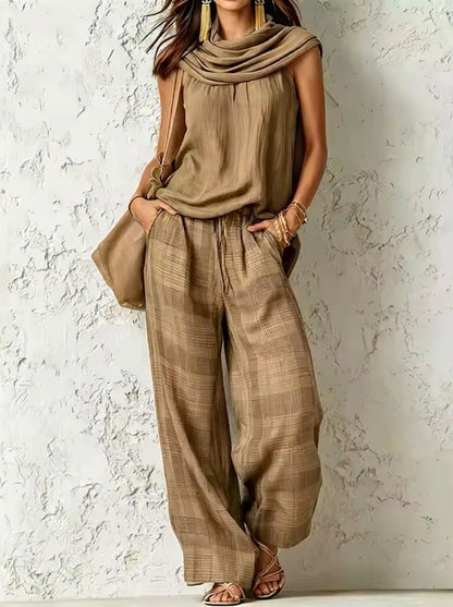 Ana Conjunto Natural - Comodidad Relajada con Elegancia Artesanal