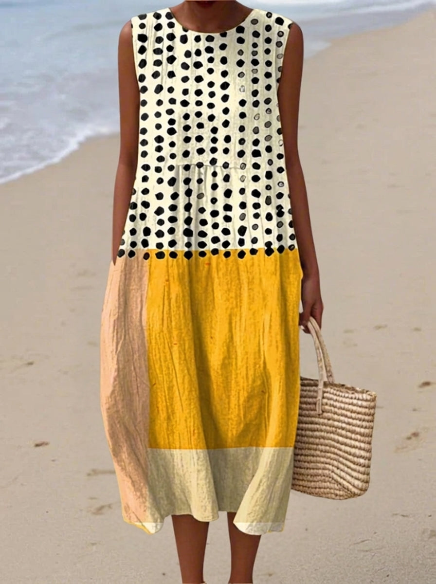 Paqui - Vestido Midi con Diseño