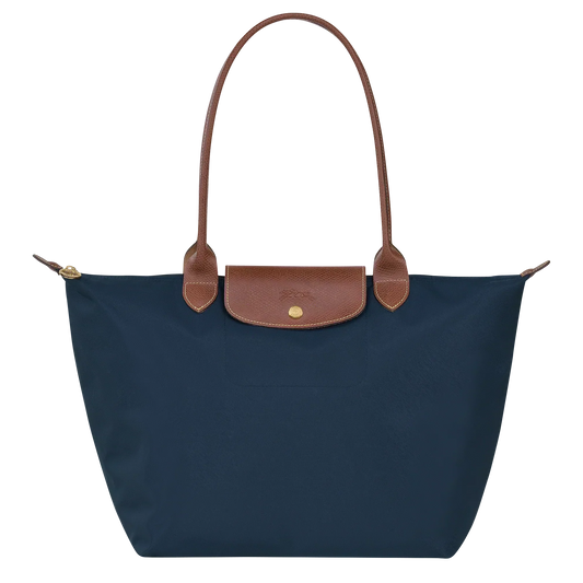 Bolso Tote Grande Le Pliage, Azul Marino