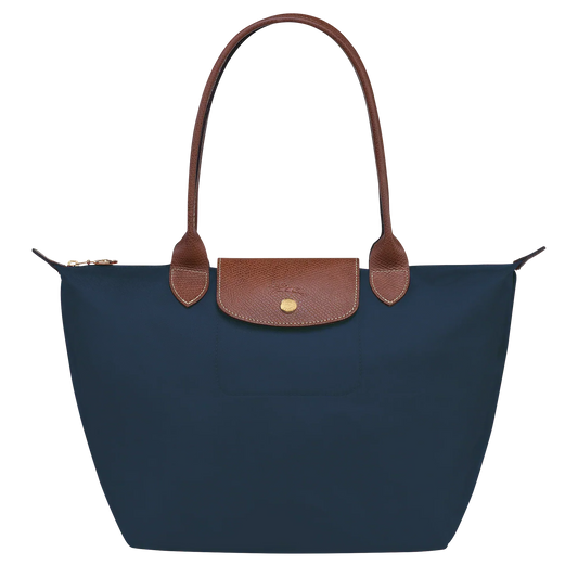 Bolso Tote Mediano Le Pliage, Azul Marino