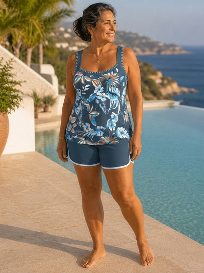 Consuelo - Bañador Floral con Short