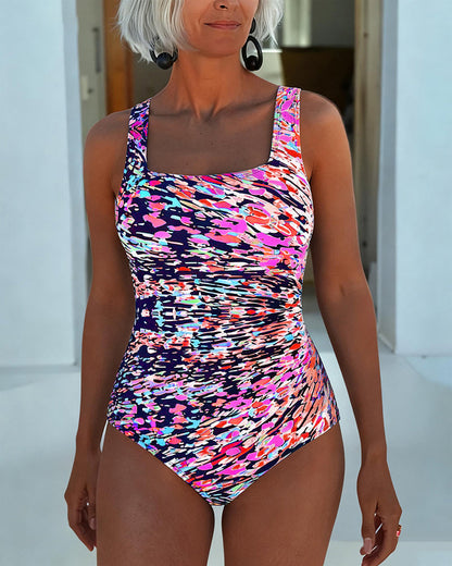 Charo - Bañador Entero con Estampado Multicolor